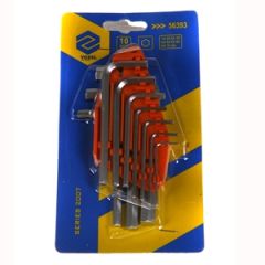 Seškanšu atslēgu komp. 10gab.,1.5-10mm
