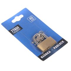 Piekaramā slēdzene 40 mm, 3 atslēgas