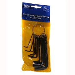 Atslēgu komplekts seškanšu 10gab. 1.5-10mm