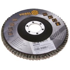 Slīpdisks 125x22mm P80, vēdekļveida