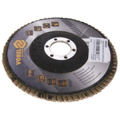 Slīpdisks 125x22mm P100, vēdekļveida