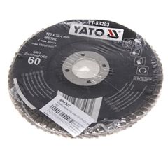 Slīpdisks 125x22mm, vēdekļveida