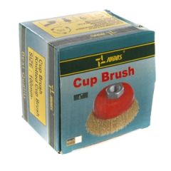 Koniskā birste D100 gofr.,ar vītni