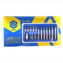 Uzgaļu komplekts 15gab. Torx CrV