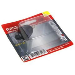 Slēdzis melns apaļš