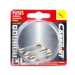 Drošinātāji stikla kompl.blist.