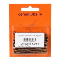 Iep.skrūve kokam 25-S28TX-4.2*65 Torx