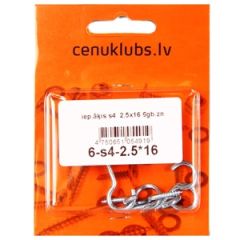 Iep.āķis s4 2.5x16 zn 6gb.