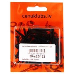 Iep.skrūve riģip.s25f  32mm fosfat. 50gab.