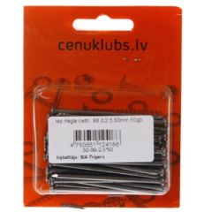 Iep.naglas celtn.99 d2.5 60mm 50gab.