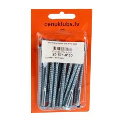 Iep.skrūve kokam 571- 6x90 20gab.