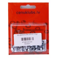 Iep.uzgrieznis DIN 934 M 5 50gb.