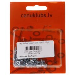 Iep.skrūve kokam s18-4x16 50gab
