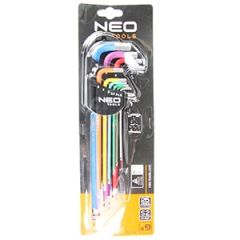 Seškanšu atslēgu komplekts 9gab. 1.5-10mm