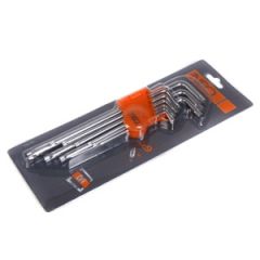 Atslēgu komplekts Torx 9gab.T10-T50mm