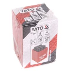 Ciparu dorņu komplekts 8mm 9gab.