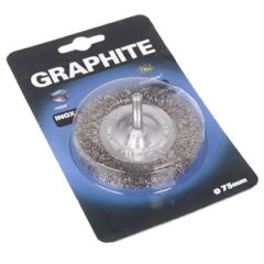 Diskv.birste D75mm tērauda, gofr.ar turēt.