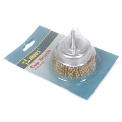 Koniskā birste D75mm mis., gofr.ar turēt.