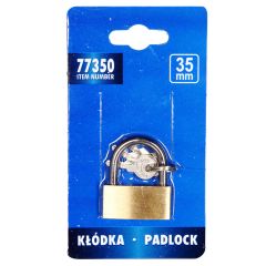 Piekaramā slēdzene 35mm 3 atslēgas