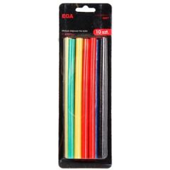 Līmes stienīši d11x200mm 10gab.daudzkrāsaini