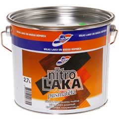 Nitrolaka pusmatēta 2.7l