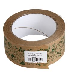 Pakošanas papīra līmlente 48mm*50m, brūna ECO