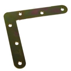 Leņķis plakans 731 100*100*17mm bihrom.