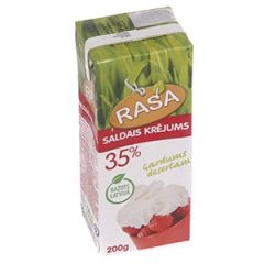 Saldais krējums Rasa 35% 200g