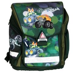 Mugursoma Tiger Family Car 37x35x23cm