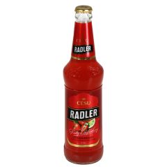 Alus un sulas dzēr.Cēsu Radler Strawberry 2.5% 0.5l ar depoz