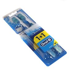 Zobu b.kompl.Oral-B 1+1 3D White 40Med 2gab.
