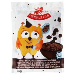 Auzu pārslu biezp.Herkuless ar pienu un šok gab.35g