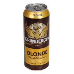 Alus Grimbergen Blonde 6.7% 0.5l skārd. ar depoz.