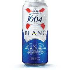 Alus Kronnebourg 1664 Blanc 5% 0.5l skārd. ar depoz.