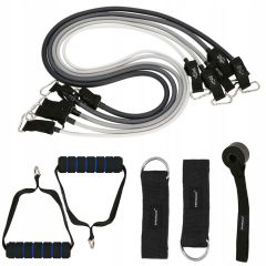 Gumijas espandera komplekts, pretestība 4.5-22.7kg