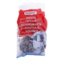 Švamme-skrāpis Merkant spirālv.,metāla 2gab.