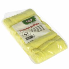 Lupata mikrošķiedras Merkant Frotte dzeltena 5gab.