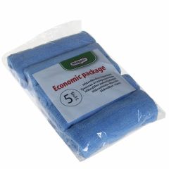 Lupata mikrošķiedras Merkant Frotte zila 5gab.