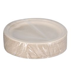 Vienreizliet. Šķīvji Merkant cukurniedru 23cm, 50gab.