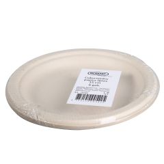 Vienreizliet. Šķīvji Merkant cukurniedru 15cm, 6gab.