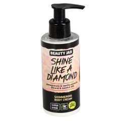 Ķermeņa krēms Beauty Jar dabīgs SHINE LIKE A DIAMOND, ar spī