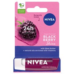 Lūpu balzams Nivea Soft Blackberry Shine4.8g