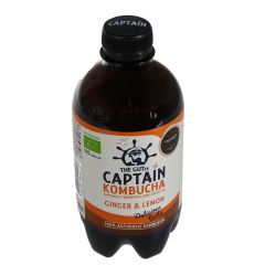 Dzēriens Tējas sēne Kombuča ingveru, citronu 400ml ar depoz.