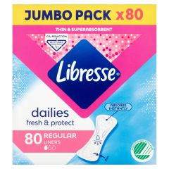 Hig.ieliktnīši Libresse Normal Jumbo 80gab.