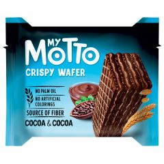 Vafeles My Motto cocoa and cocoa 30g