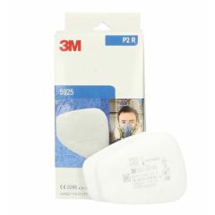 Putekļu filtri P2, pusmaskai, pāris, 3M