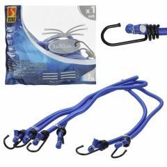 Kravas gumijas ar āķiem zirneklis 80cm 3gab.