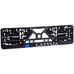 Auto numura turētājs plastm.melns