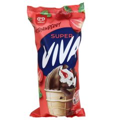 Saldējums SV vaniļas, zemeņu 98g