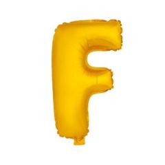 Balons burts F 30cm folija, zelta